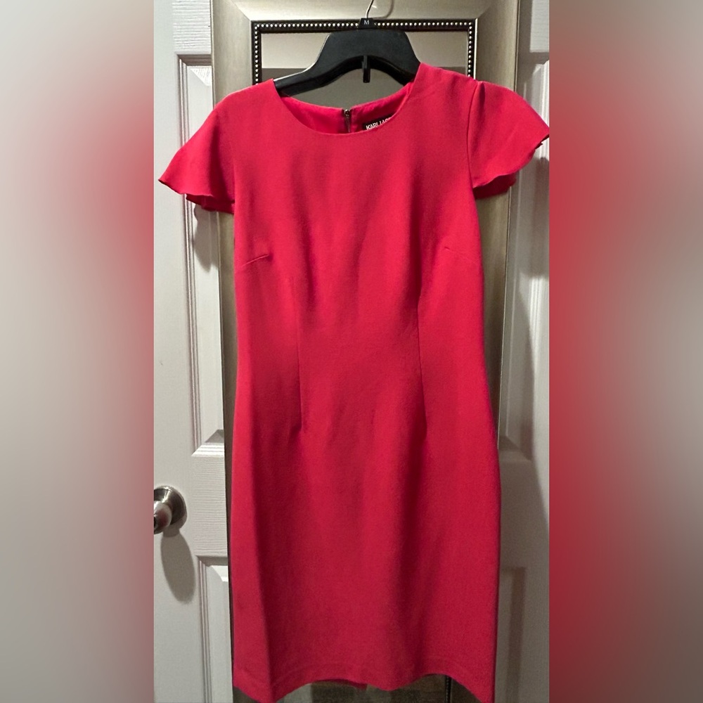 Karl Lagerfeld Vibrant Pink Mini Dress